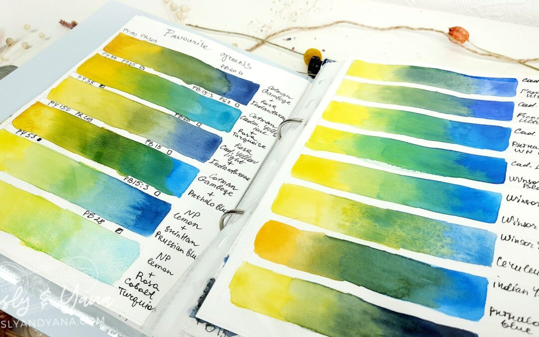 Testing new watercolor paint: Crazy system!